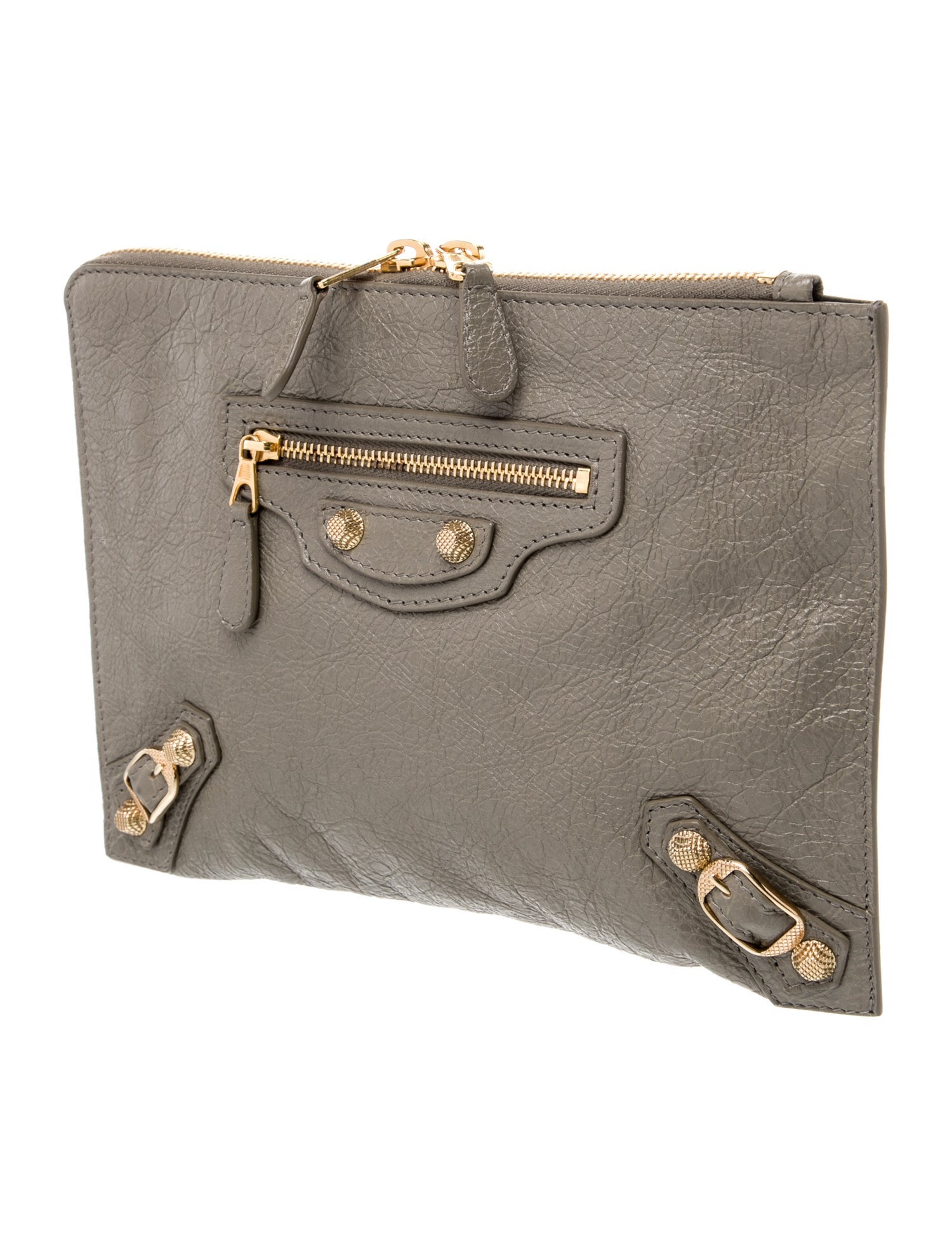 Balenciaga Leather Clutch